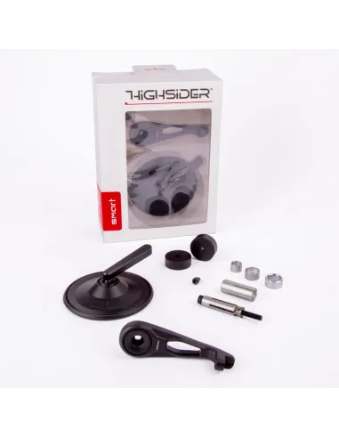 Retrovisor para extremos de manillar HIGHSIDER smart Circula-S Force-Evo