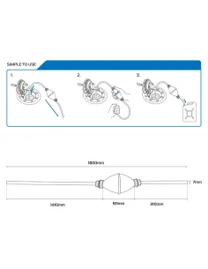 Bomba de mano para combustible OXFORD 2