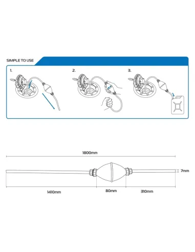 Bomba de mano para combustible OXFORD