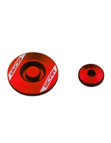 Tapones de motor SCAR - Rojo