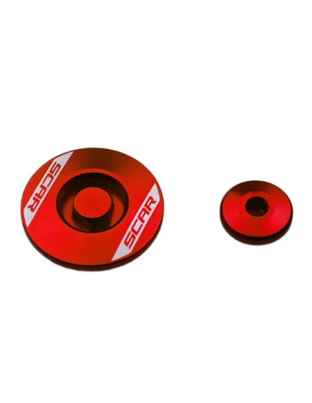 Tapones de motor SCAR - Rojo