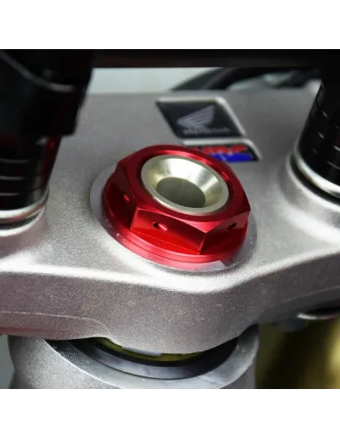 Tuerca columna de dirección SCAR - Rojo