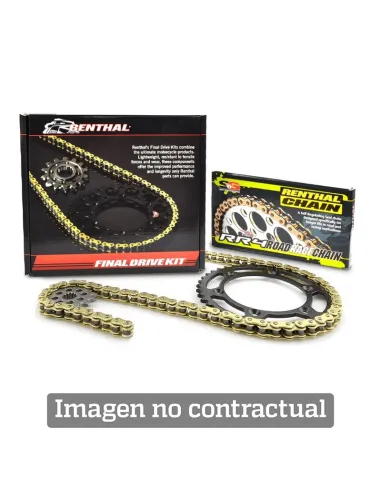 Kit cadena aluminio Renthal 520R1 (13-48-118)