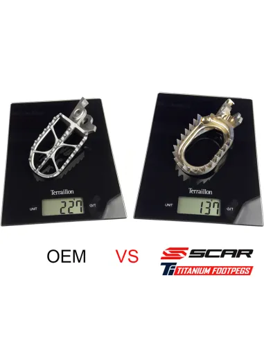 Estriberas de Titanio SCAR