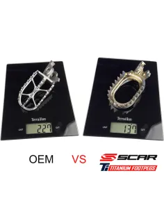 Estriberas de Titanio SCAR 2