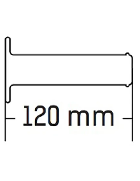 Puños DOMINO FULL GRIP A260 color negro / amarillo fluor