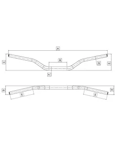 Manillar DOMINO HSA pliegue bajo 2