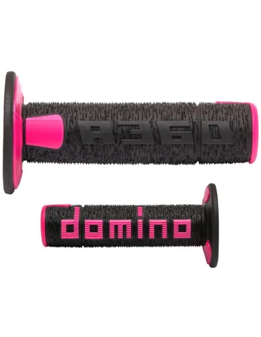 Puños Domino Off Road A360 negro/rojo A36041C4042A7-1