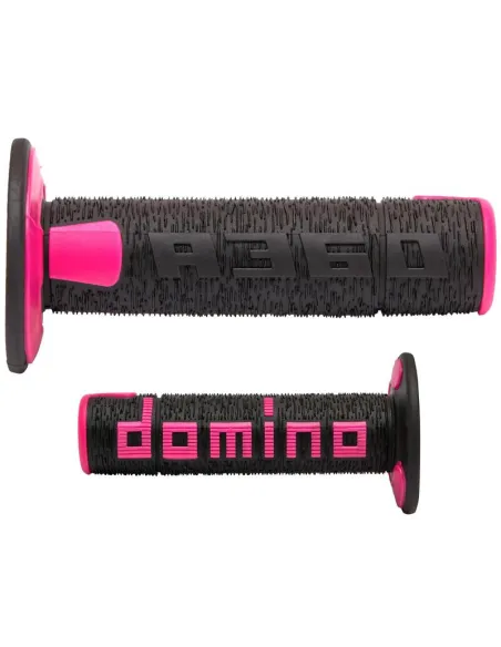 Puños Domino Off Road A360 negro/rojo A36041C4042A7-1