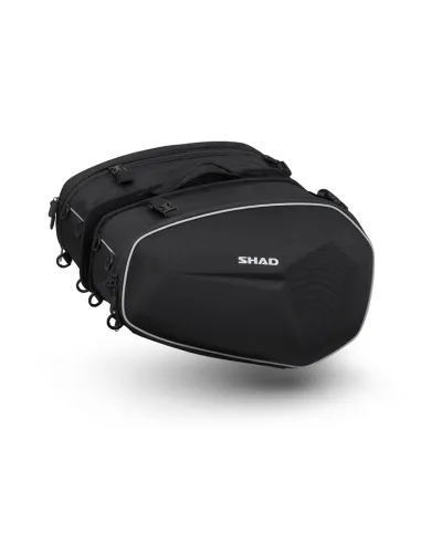 Alforjas laterales expandibles SHAD E48 negras - 46/58L