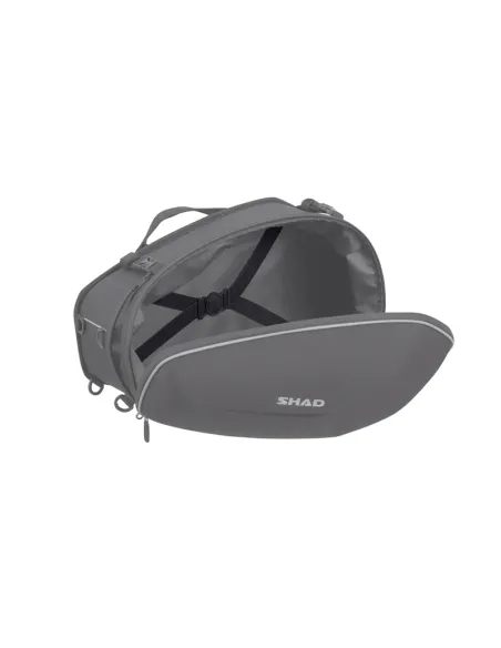 Alforjas laterales expandibles SHAD E48 negras - 46/58L