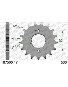 Piñón AFAM acero estándar 1875001 - 530