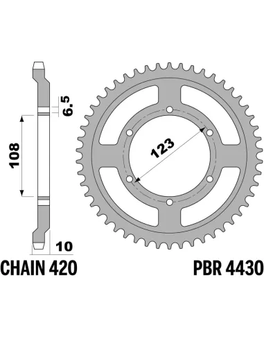 Corona PBR acero estándar - 420