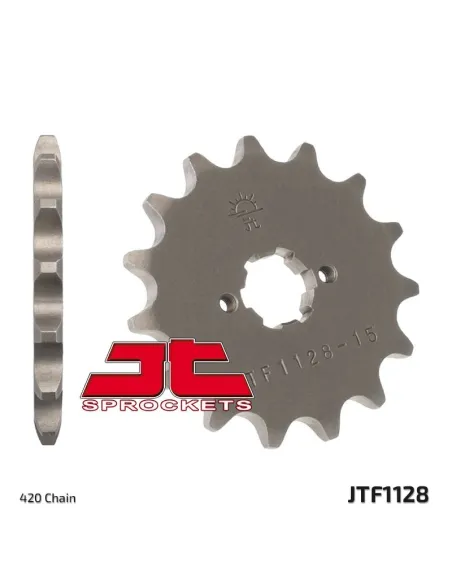Kit de cadena JT 420HDR 11/53-130 - corona standard