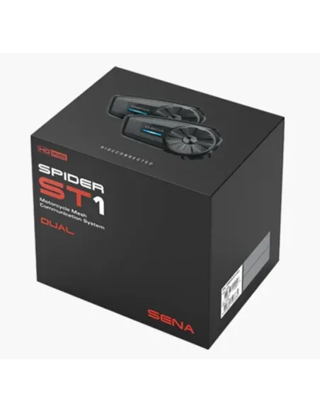 Intercomunicador Mesh SENA Spider ST1 - Pack Dual