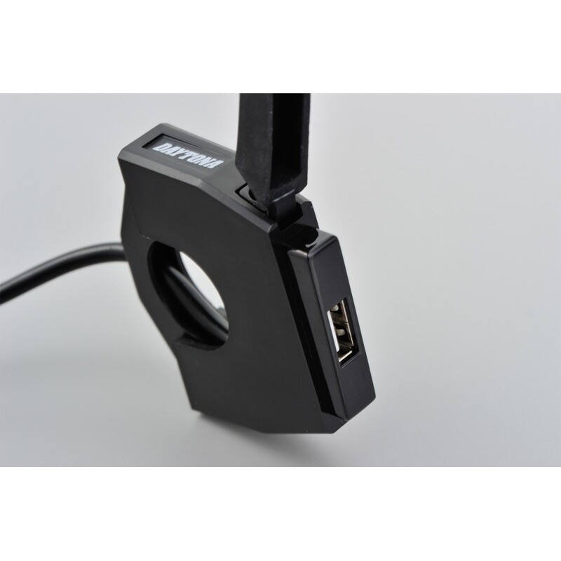 Fuente de alimentación USB DAYTONA Slim - manillar Ø22,2/25,4