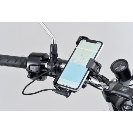 Fuente de alimentación USB tipo C DAYTONA Slim - manillar Ø22,2/25,4