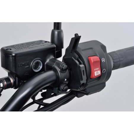 Fuente de alimentación USB tipo C DAYTONA Slim - manillar Ø22,2/25,4