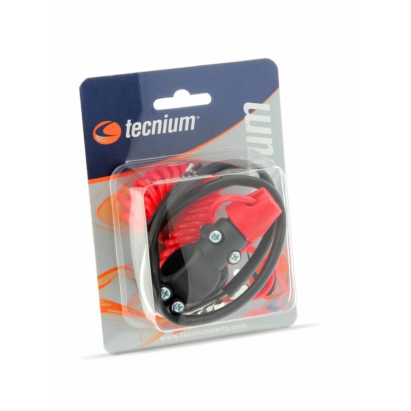 Botón Stop TECNIUM rojo