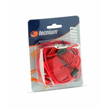 Botón Stop TECNIUM racing rojo