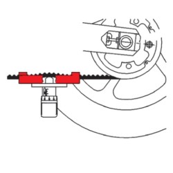 Tensiómetro Buzzetti 0312 para correa de transmision T-Max 530 2
