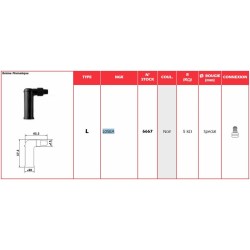 Pipa de bujía NGK L05EA