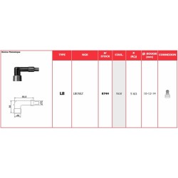 Pipa Bujía NGK LB05EZ 2
