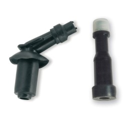 Pipa de bujia Bakelita Inclinada V PARTS