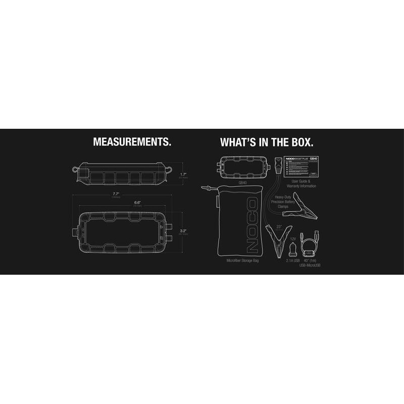 Arrancador de batería NOCO Plus 1000A Lithium 12V