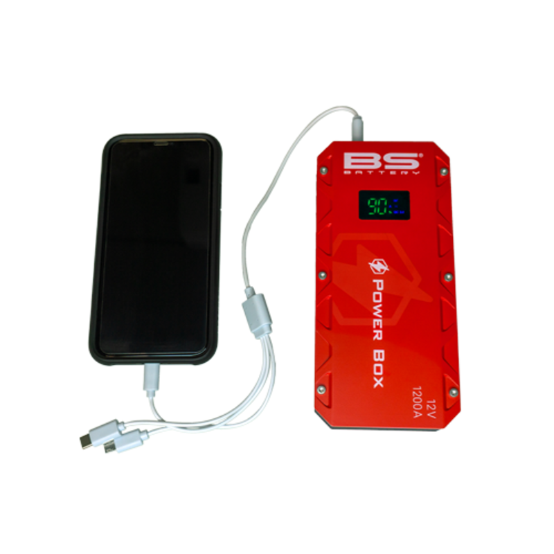 Arrancador / cargador de batería BS BATTERY Power Box PB-02