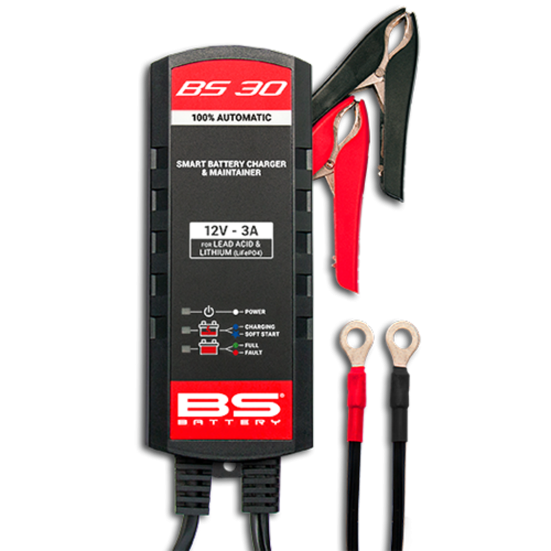 Cargador de bateria inteligente BS Battery BS30 - 12V 3A