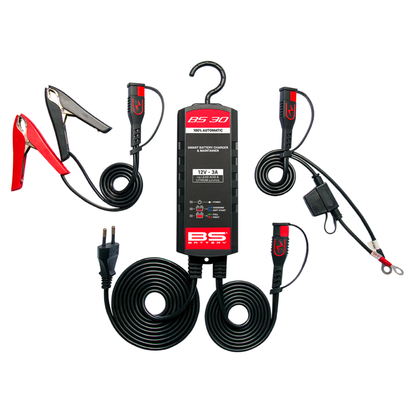 Cargador de bateria inteligente BS Battery BS30 - 12V 3A