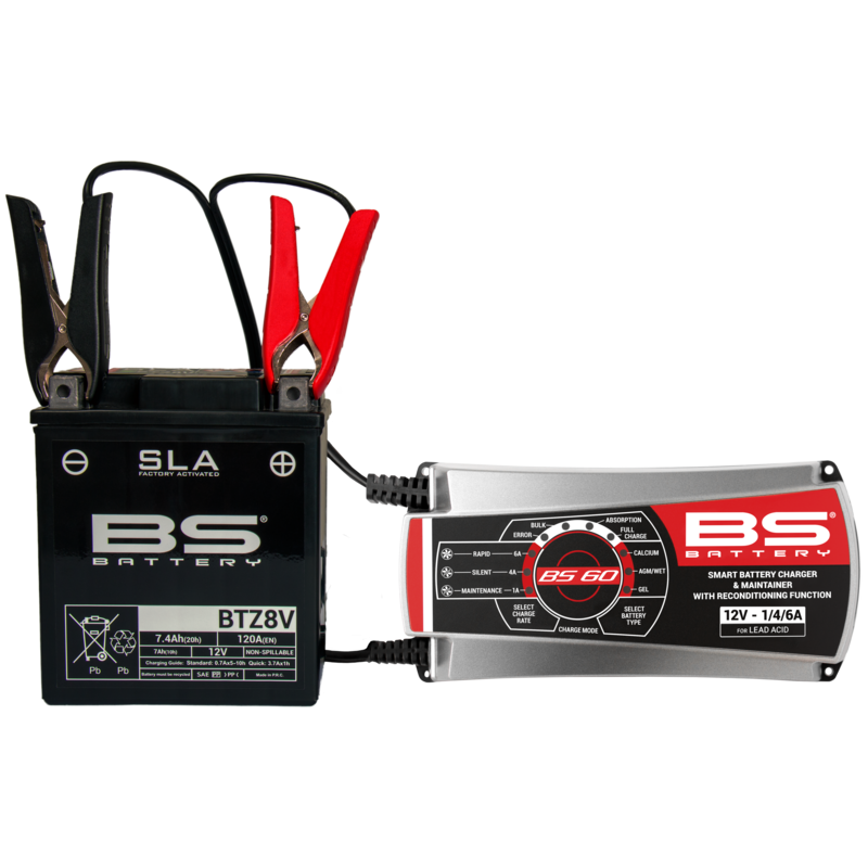 Cargador de bateria inteligente Pro BS Battery BS60 - 12V 1/4/6A