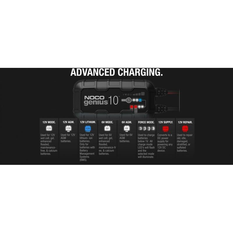 Cargador de batería NOCO GENIUS10, 10 A