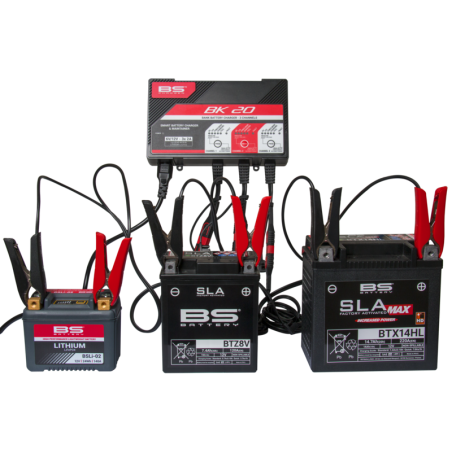 Cargador de bateria inteligente BS Battery BK20 6V/12V 3x2A