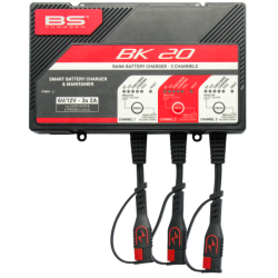 Cargador de bateria inteligente BS Battery BK20 6V/12V 3x2A 2