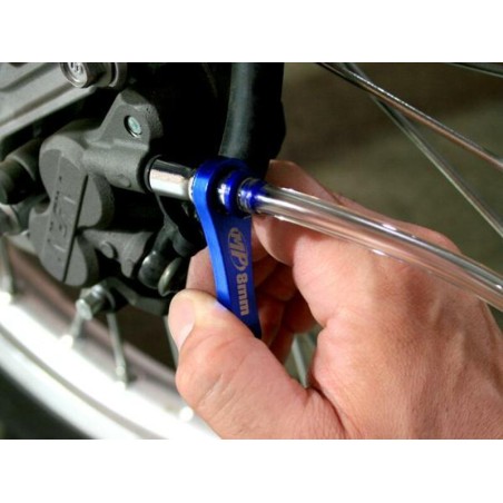 Mini purgador de freno con válvula antirretorno y maguera 8mm MOTION PRO