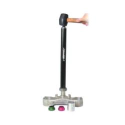 Herramienta de montaje de rodamientos cónicos en la clumna dirección con 3 adaptadores BUZZETTI 2