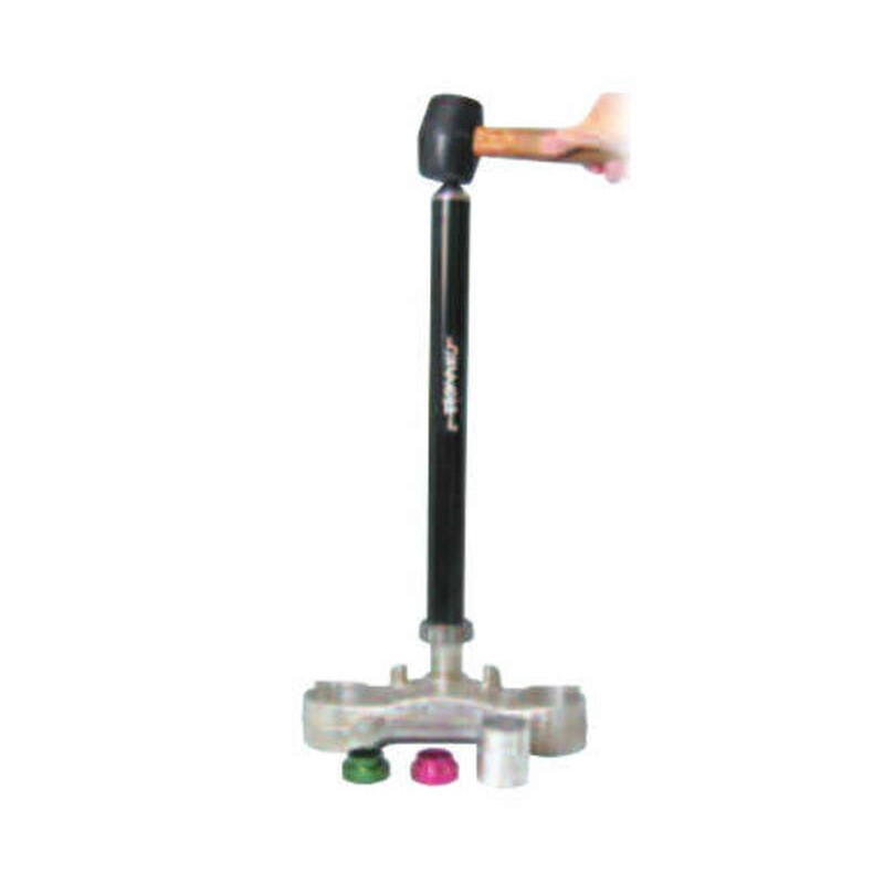 Herramienta de montaje de rodamientos cónicos en la clumna dirección con 3 adaptadores BUZZETTI