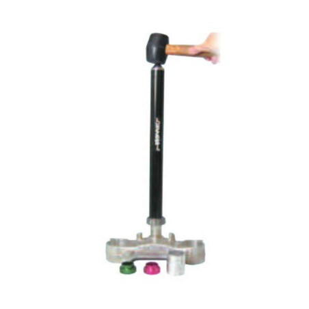 Herramienta de montaje de rodamientos cónicos en la clumna dirección con 3 adaptadores BUZZETTI