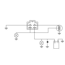 Regulador de corriente Mosfet DZE YBR 125 2