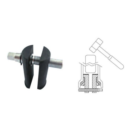 Extractor de anillos de rodamientos del tubo de dirección, diámetros de 30 a 68mm BUZZETTI