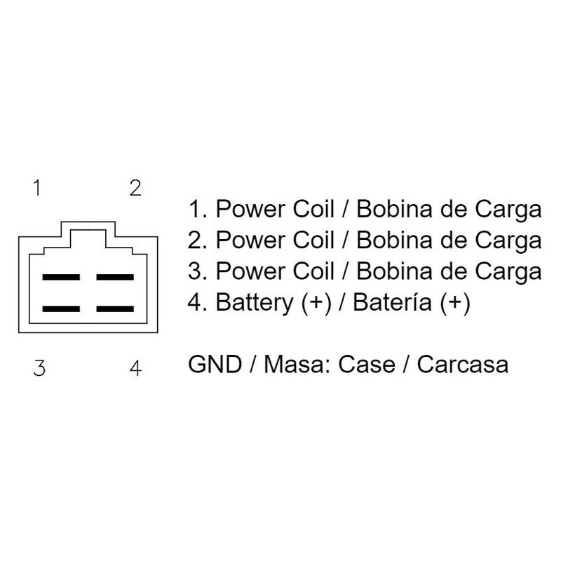 Regulador de corriente moto DZE 2383
