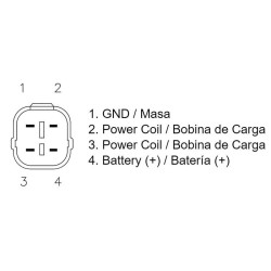 Regulador de corriente DZE 2513 Husqvarna / KTM (80011034000) 2