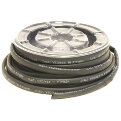 Bobina manguitos de tubo termorretráctil Ø3,2mm negro 15m