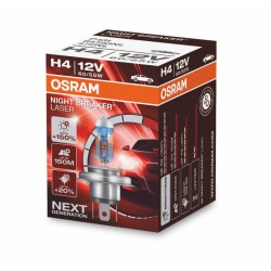 Lámpara OSRAM Night Breaker Laser H4 Light 12V 60 / 55W - 1 ud 2