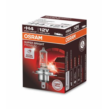 Lámpara OSRAM Super Bright Premium H4 12V / 100 / 80W - 1 ud