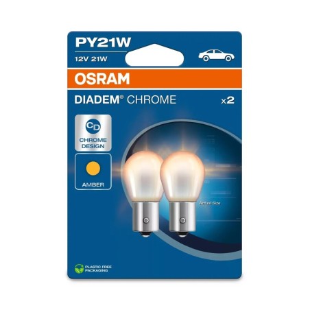 Lámpara OSRAM Diadem PY21W 12V / 21W - 2 uds