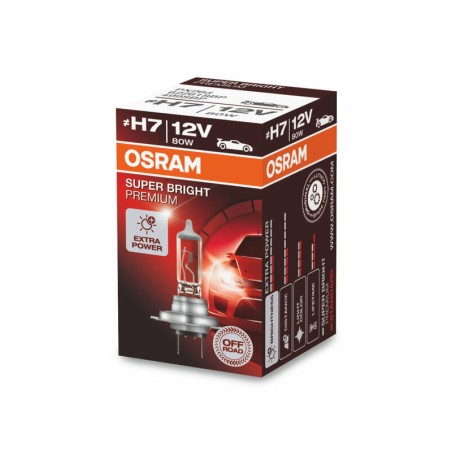 Lámpara OSRAM Super Bright Premium H7 12V / 80W - 1 ud