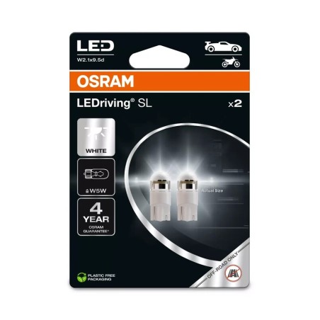Lámpara OSRAM Retrofit LEDriving W5W Light Bulbs 12V 0,8W - 2 uds